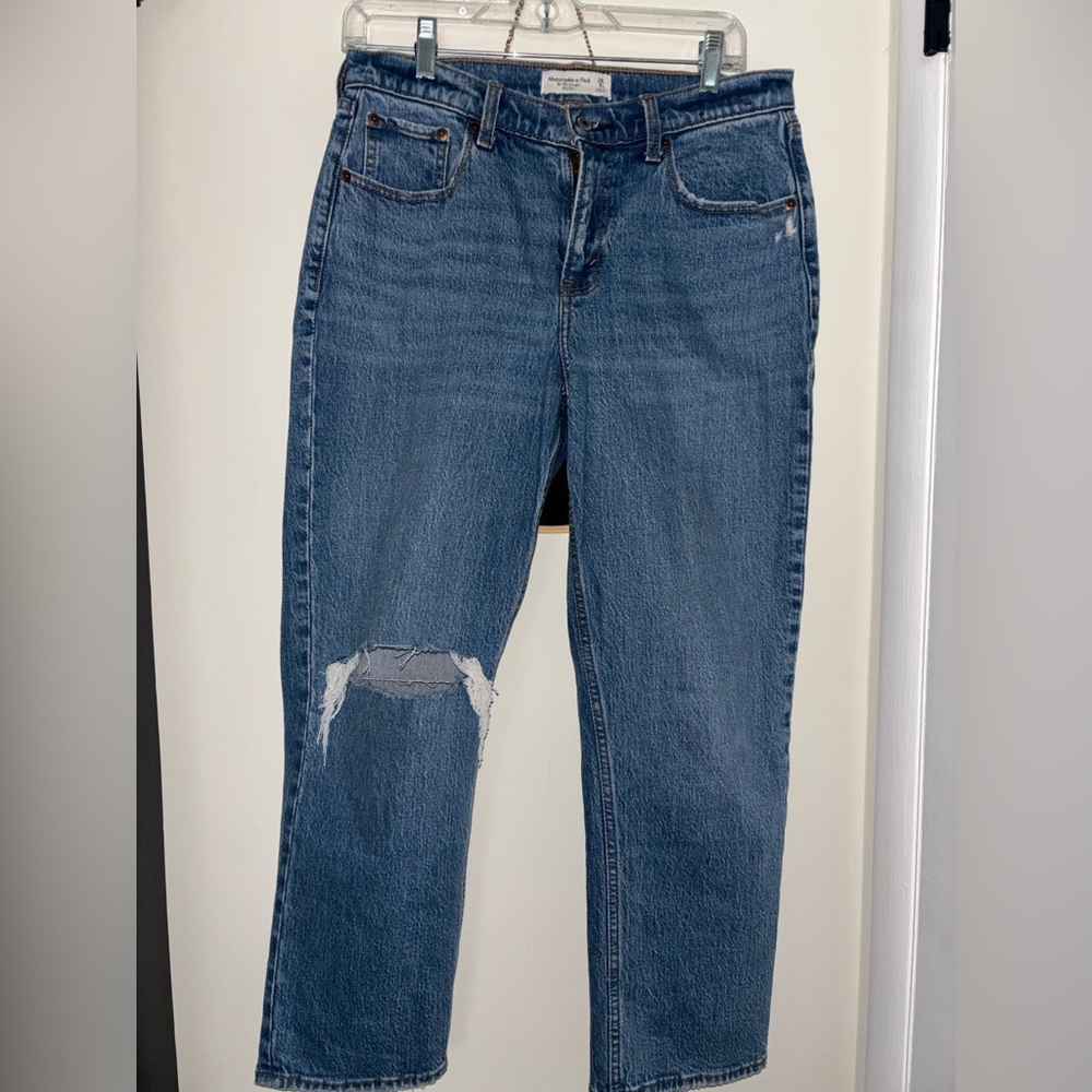 Abercrombie & Fitch 90s Straight Mid-Rise - Curve Love